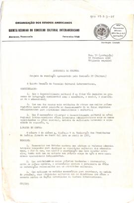 Resolução OEA/Ser./J/11.7 Doc.70 da comissão IV