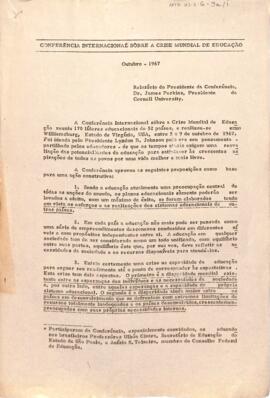 Separata do Boletim Informativo nº 124 do Centro Brasileiro de Pesquisas Educacionais MEC-INEP