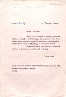 Aviso nº 205 Gb, de Tarso Dutra, Ministro do MEC