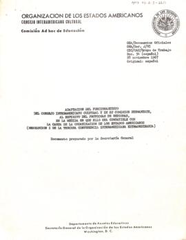 Resolução OEA/Ser.J/VI CIC/CAE/ Grupo de Trabajo Doc.34