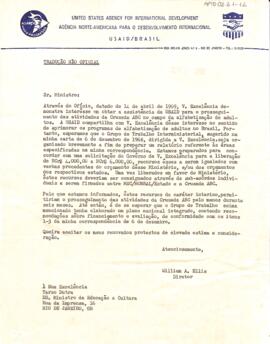Correspondência, de William A. Ellis, Diretor