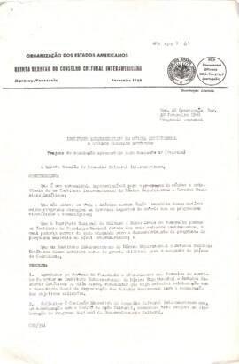 Resolução OEA/Ser./J/11.7 Doc.48 da comissão IV