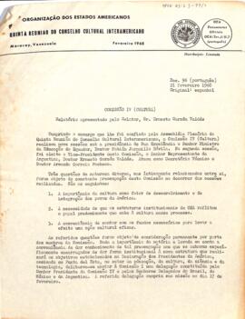 Relatório OEA/Ser./J/11.7 Doc.96 da comissão VI