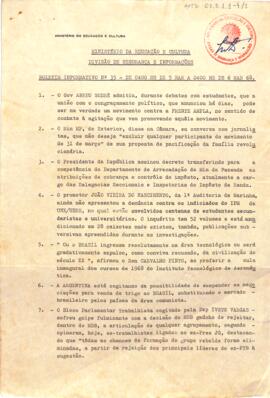 Boletim informativo n° 35, da DSIMEC