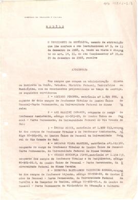 Modelo de resolução do Presidente da República