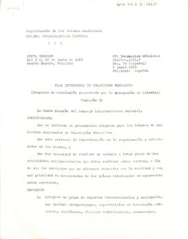 Projeto OEA/Ser.J/II.8/ Doc.59, da comissão II