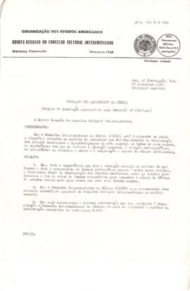 Resolução OEA/Ser./J/11.7 Doc.47 da comissão IV