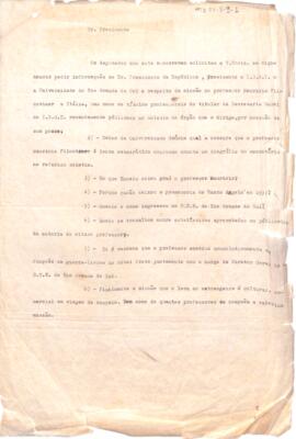 Correspondência de Deputados