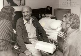 Elena, Quintana e Brito conversando