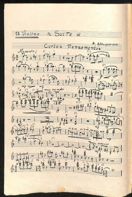 019 Suite Curtos Pensamentos - 1° Violino