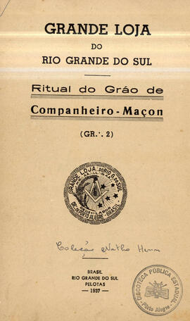 Ritual do Maçon Natho Henn (segunda capa)