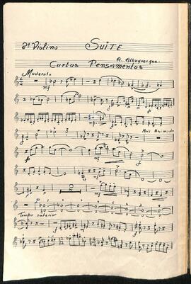 023 Suite Curtos Pensamentos - 2° Violino