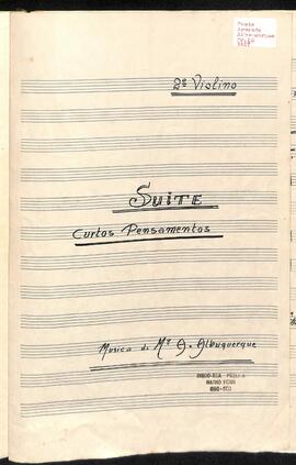 022 Suite Curtos Pensamentos - 2° Violino (capa)
