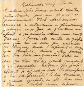 Carta de Natho Henn para Paulo Moritz 6 (primeira página)