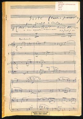 034 Suite (Curtos Pensamentos) para quarteto de cordas