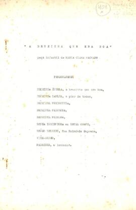 Machado, Maria Clara - " A bruxinha que era boa"