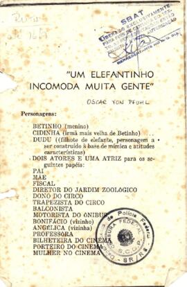 Pfuhl, Oscar Von - Um elefantinho incomoda muita gente