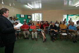 Mauro Sparta, secretário estadual do Meio Ambiente, participa da abertura da Semana de Consciência Ecológica do Horto Florestal do Litoral Norte, em Tramandaí. Autor: Itamar Aguiar