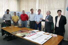 Secretário da Agricultura e Abastecimento, Odacir Klein, e o presidente da Emater, Caio Rocha, participam da abertura oficial da 24ª edição das Feiras do Litoral Norte. Autor: Itamar Aguiar