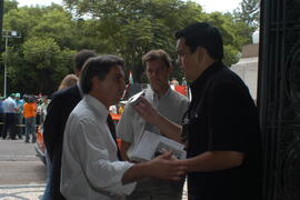 Germano Rigotto em audiência com a Federação dos Trabalhadores na Agricultura no Rio Grande do Sul (FETAG-RS). Autor: Paulo Dias