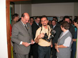 Secretário da Saúde, Osmar Terra inaugura a UTI do Hospital de Estrela. Autor: Alfonso Abraham