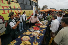 Secretário da Agricultura e Abastecimento, Odacir Klein, e o presidente da Emater, Caio Rocha, participam da abertura oficial da 24ª edição das Feiras do Litoral Norte. Autor: Itamar Aguiar