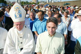 Germano Rigotto durante a 128º Procissão de Nossa Senhora dos Navegantes. Autor: Nabor Goulart