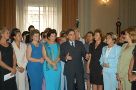 Governador Germano Rigotto em audiência com o Movimento de Mulheres dos partidos de apoio. Autor: Paulo Dias