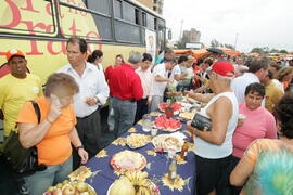 Secretário da Agricultura e Abastecimento, Odacir Klein, e o presidente da Emater, Caio Rocha, participam da abertura oficial da 24ª edição das Feiras do Litoral Norte. Autor: Itamar Aguiar