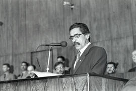 Posse do governador do estado Olívio Dutra na Assembleia Legislativa do Rio Grande do Sul