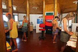 Central do TudoFácil, localizada à beira-mar de Capão da Canoa, disponibiliza acesso gratuito à internet, oferecida pela Procergs, a partir do Via RS. Autor: Ivan de Andrade