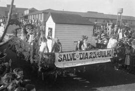 Visita do governador Ernesto Dornelles ao município de Santa Rosa para a Festa do Milho