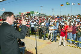 O governador do Estado Germano Rigotto em visita a 4º Expodireto Cotrijal. Autor: Nabor Goulart