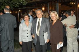 Germano Rigotto com atores e atrizes da minissérie: “A Casa das Sete Mulheres”. Autor: Paulo Dias
