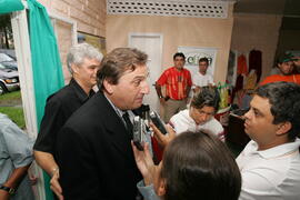 Mauro Sparta, secretário estadual do Meio Ambiente, participa da abertura da Semana de Consciência Ecológica do Horto Florestal do Litoral Norte, em Tramandaí. Autor: Itamar Aguiar