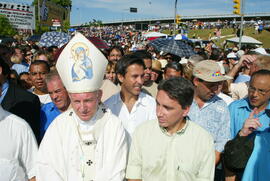 Germano Rigotto durante a 128º Procissão de Nossa Senhora dos Navegantes. Autor: Nabor Goulart