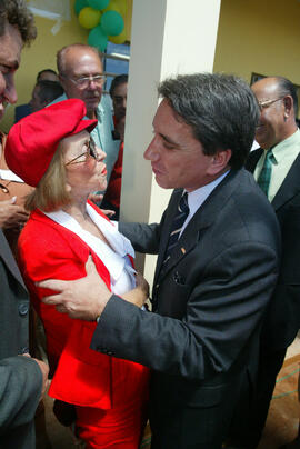 Governador Germano Rigotto inaugura sede da prefeitura de Capão do Cipo. Autor: Jefferson Bernardes