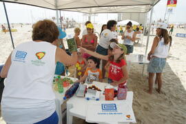 Estação Verão Sesc/Corsan, à beira-mar da praia de Torres, oferece oficinas de reciclagem e literatura voltadas para crianças a partir de 6 anos. Autor: Ivan de Andrade