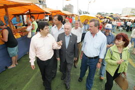 Secretário da Agricultura e Abastecimento, Odacir Klein, e o presidente da Emater, Caio Rocha, participam da abertura oficial da 24ª edição das Feiras do Litoral Norte. Autor: Itamar Aguiar