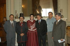 Governador Germano Rigotto recebe convite para à 3º Farrapo, festa de Caçapava do Sul. Autor: Paulo Dias