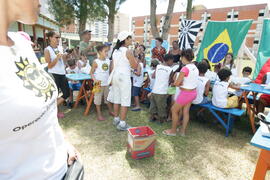 A Polícia Civil, através da Operação Estrela no Verão, realiza roteiro de atividades educativas para crianças no Litoral Norte. Autor: Itamar Aguiar