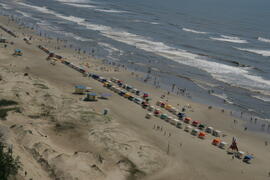 Operação da Brigada Militar sobrevoa praias do Litoral Norte para localizar materiais de pesca em locais proibidos. Autor: Itamar Aguiar
