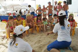 Estação Verão Sesc/Corsan, à beira-mar da praia de Torres, oferece oficinas de reciclagem e literatura voltadas para crianças a partir de 6 anos. Autor: Ivan de Andrade