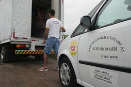 Vigilância Sanitária apreende carne bovina imprópria para consumo no Litoral Norte. Autor: Paulo Dias