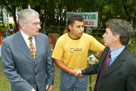 Germano Rigotto inaugura uma fábrica de calçados e visita a 10º Festa Estadual do Feijão e a 2º Ecofesta em Sobradinho. Autor: Nabor Goulart