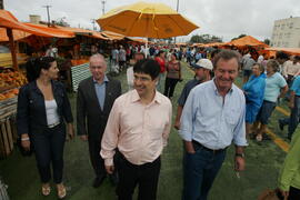 Secretário da Agricultura e Abastecimento, Odacir Klein, e o presidente da Emater, Caio Rocha, participam da abertura oficial da 24ª edição das Feiras do Litoral Norte. Autor: Itamar Aguiar
