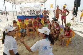 Estação Verão Sesc/Corsan, à beira-mar da praia de Torres, oferece oficinas de reciclagem e literatura voltadas para crianças a partir de 6 anos. Autor: Ivan de Andrade