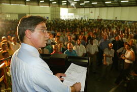 Imagem de Gabinete Germano Rigotto, dia 19/03/2003, horário 16:05. Autor: Nabor Goulart