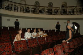 Comitiva japonesa visita o Teatro São Pedro. Autor: Paulo Dias