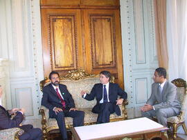 Governador Germano Rigotto recebe Ministro de Esporte, Agnelo Santos Queiroz Filho. Autor: Ivan de Andrade